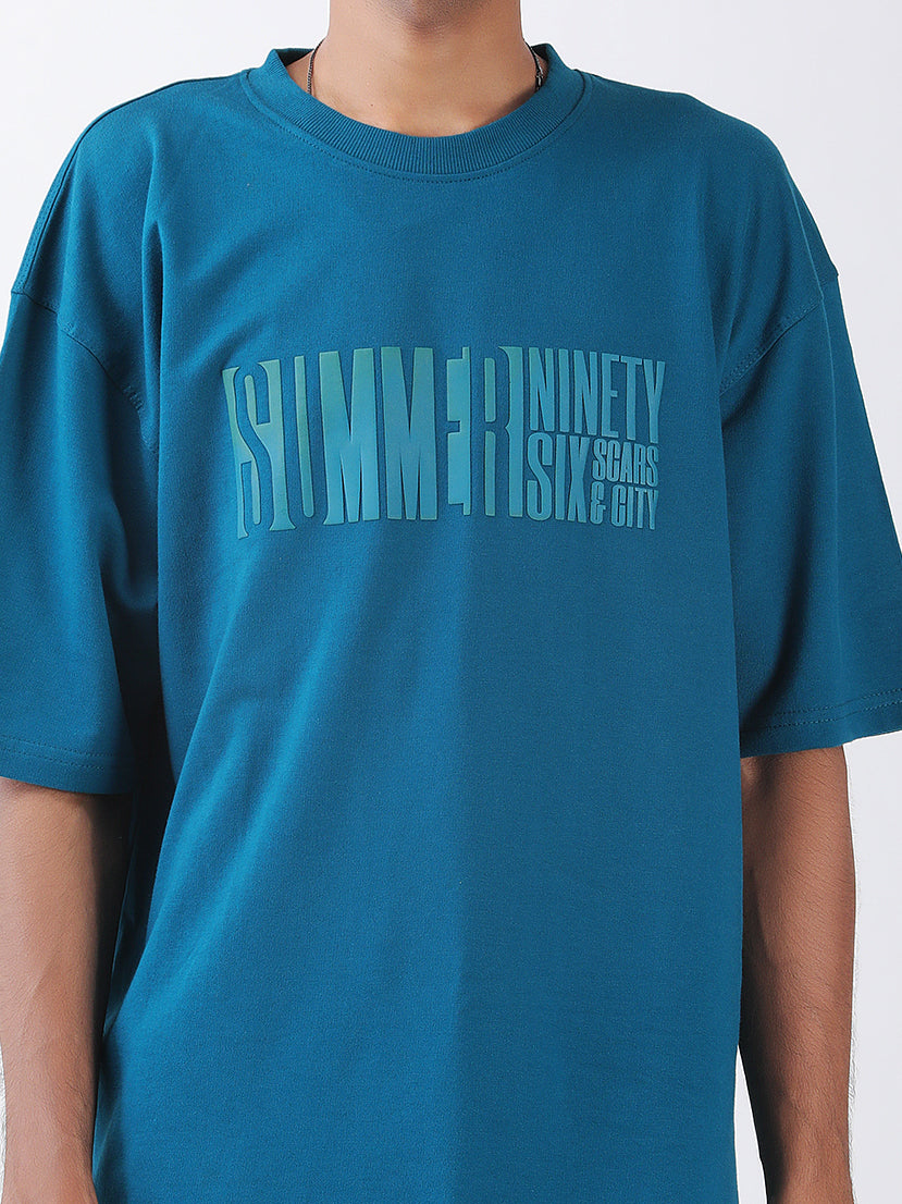 Summer Ninety Six Oversized T-Shirt – Deep Teal